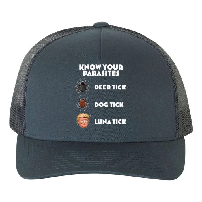 Anti Trump Know Your Parasites Lunatic Yupoong Adult 5-Panel Trucker Hat