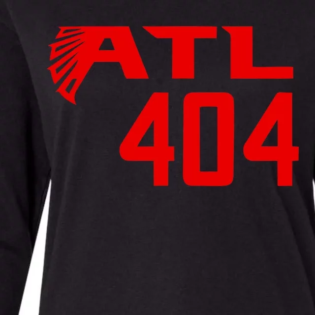 ATL 404 Anlanta Womens Cotton Relaxed Long Sleeve T-Shirt