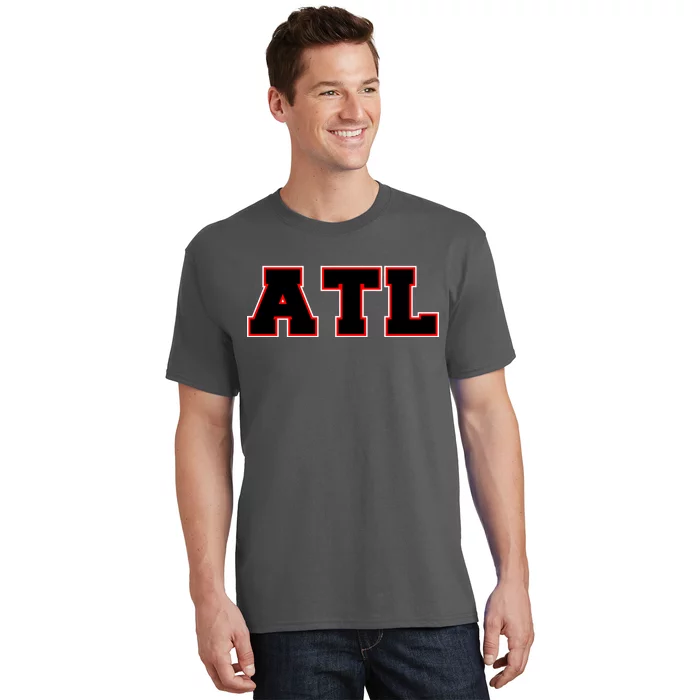 Atlanta Block Tee Atlanta Georgia Shirt ATL Tee Baseball 