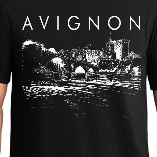 Avignon Traveling Lover Avignon City France Travel Vacation Pajama Set