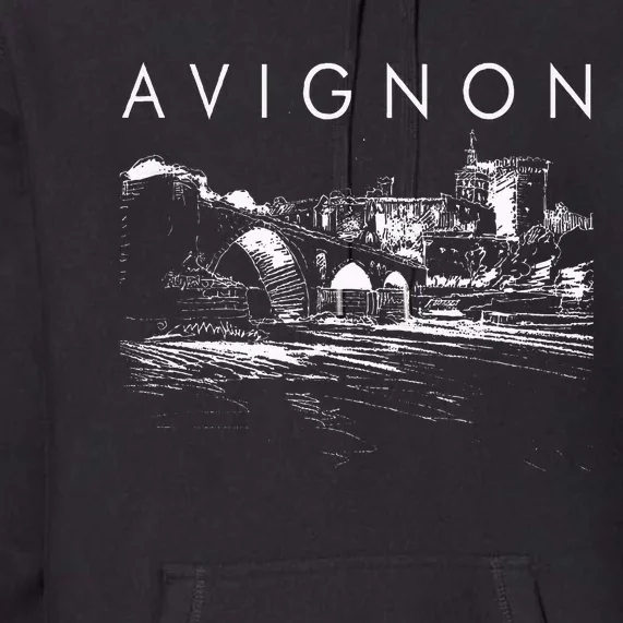 Avignon Traveling Lover Avignon City France Travel Vacation Premium Hoodie