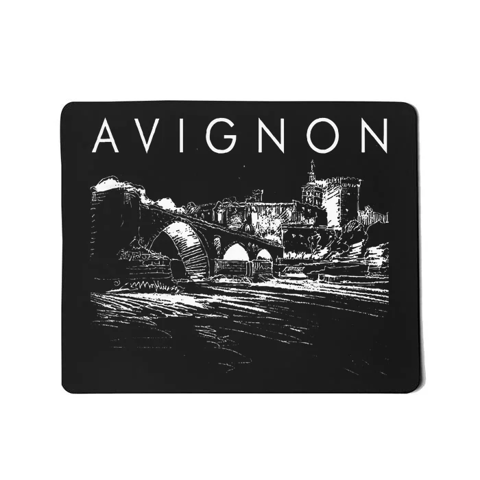 Avignon Traveling Lover Avignon City France Travel Vacation Mousepad