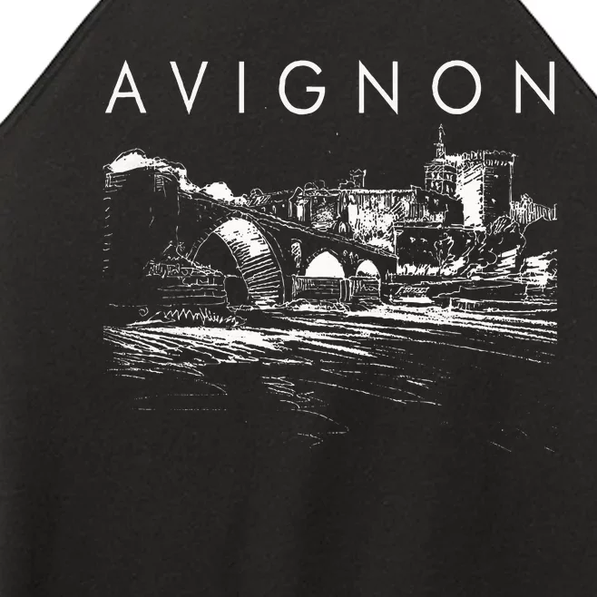 Avignon Traveling Lover Avignon City France Travel Vacation Women’s Perfect Tri Rocker Tank