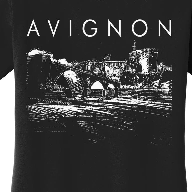 Avignon Traveling Lover Avignon City France Travel Vacation Women's T-Shirt