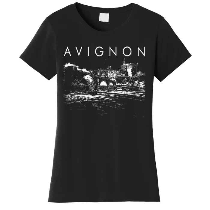 Avignon Traveling Lover Avignon City France Travel Vacation Women's T-Shirt