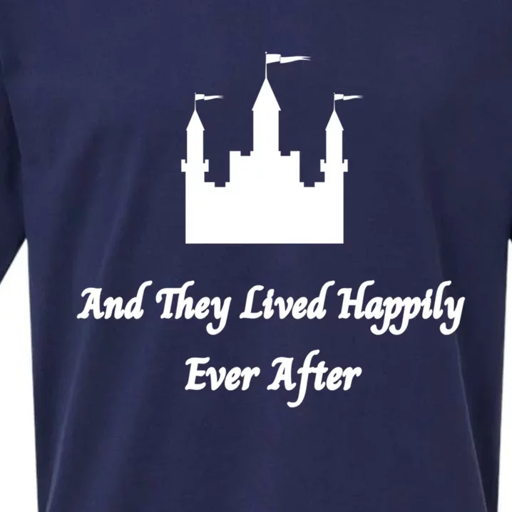 And They Lived Happily Ever After Gift Sueded Cloud Jersey T-Shirt