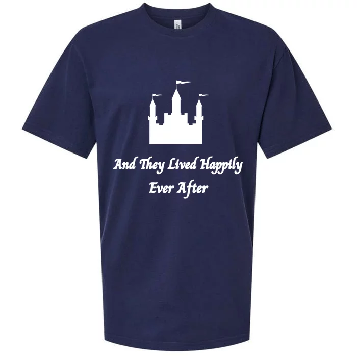 And They Lived Happily Ever After Gift Sueded Cloud Jersey T-Shirt