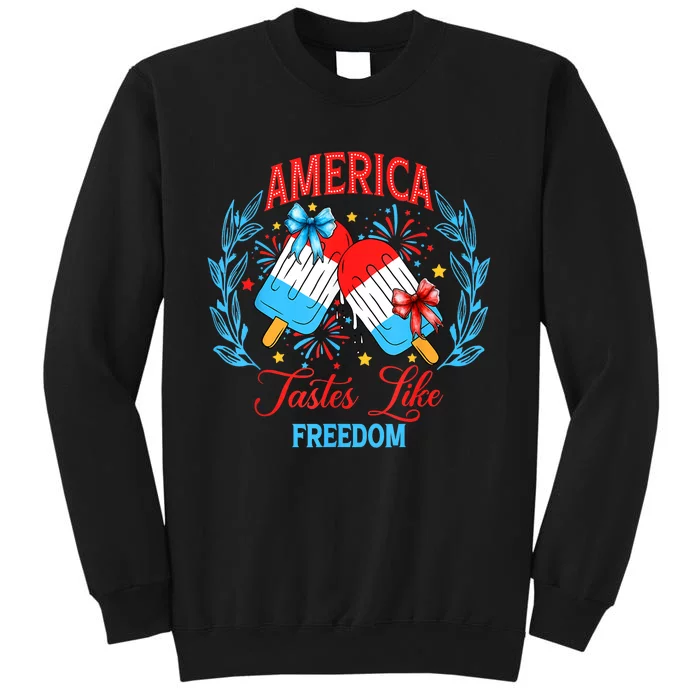 America Tastes Like Freedom 4th Of July Sweatshirt