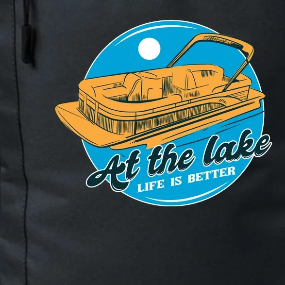 At The Lake Life Is Better Pontoon Daily Commute Backpack