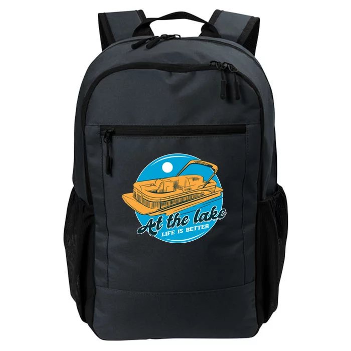 At The Lake Life Is Better Pontoon Daily Commute Backpack