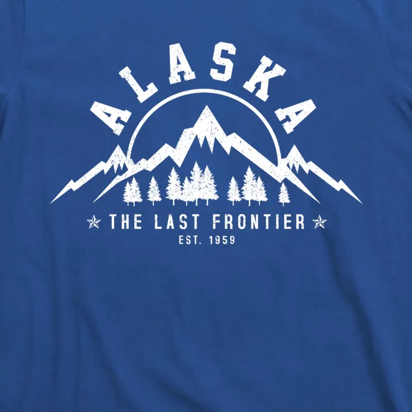 Alaska The Last Frontier Est 1959 Mountains Nature Gift T-Shirt