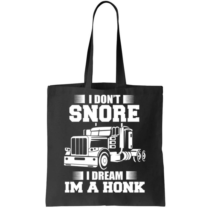 Awesome Trucker Lorry 18 Wheeler Highway Truck Driver CDL Trailer Tote Bag