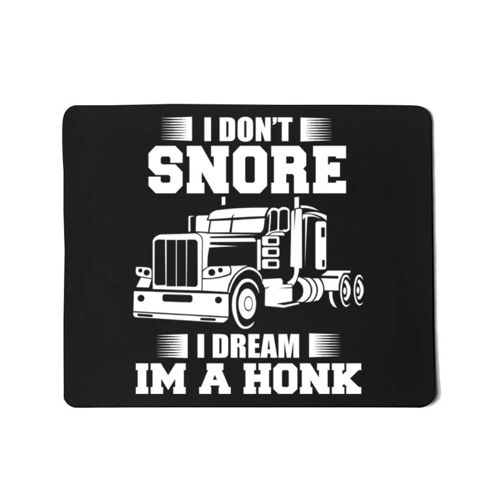 Awesome Trucker Lorry 18 Wheeler Highway Truck Driver CDL Trailer Mousepad