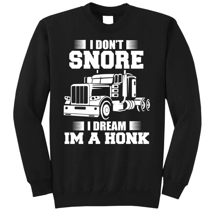 Awesome Trucker Lorry 18 Wheeler Highway Truck Driver CDL Trailer Tall Sweatshirt