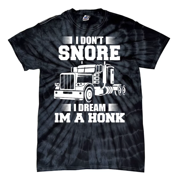 Awesome Trucker Lorry 18 Wheeler Highway Truck Driver CDL Trailer Tie-Dye T-Shirt