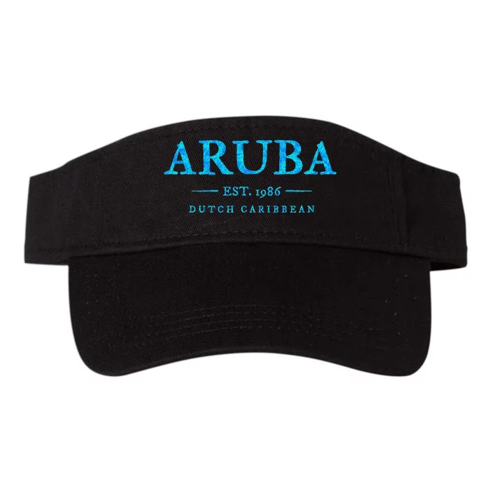 Aruba Throwback Letter Souvenir Valucap Bio-Washed Visor