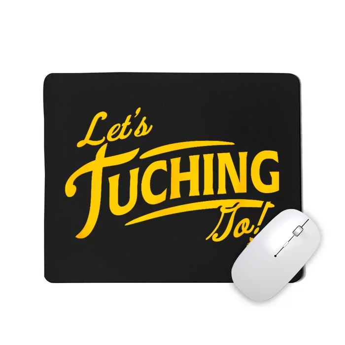 Alex Tuch LetS Tuching Go Buffalo Hockey Mousepad