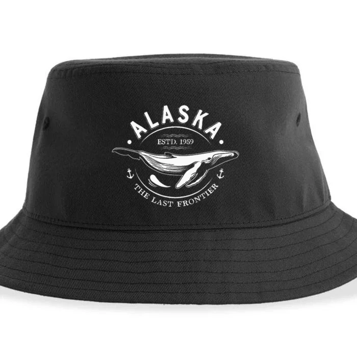 Alaska The Last Frontier Whale Home Cruise Sustainable Bucket Hat