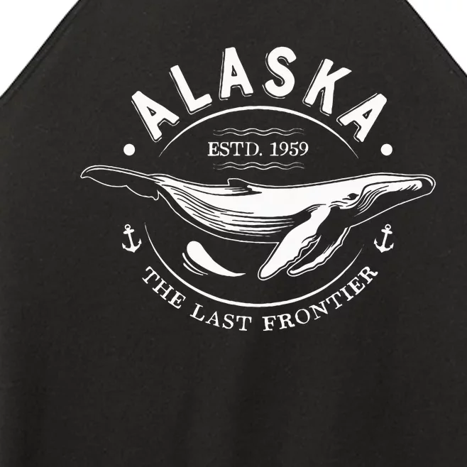 Alaska The Last Frontier Whale Home Cruise Women’s Perfect Tri Rocker Tank