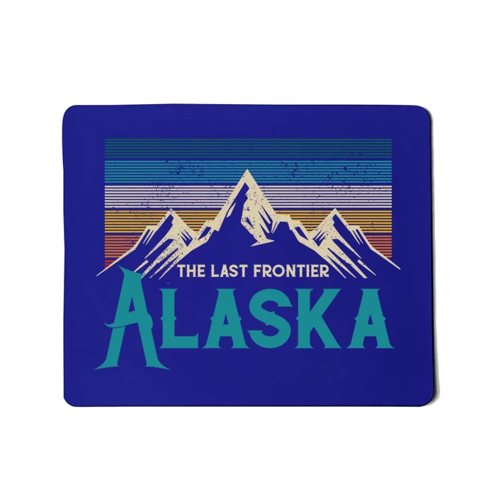 Alaska The Last Frontier Vintage Mountains Nature Gift Cute Gift Mousepad