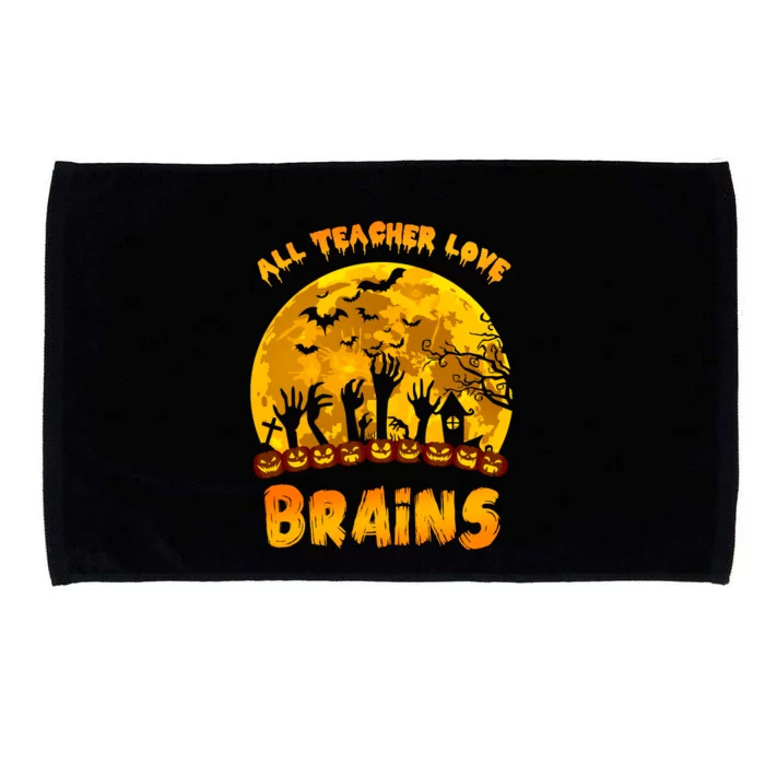 All Teacher Love Brains Microfiber Hand Towel