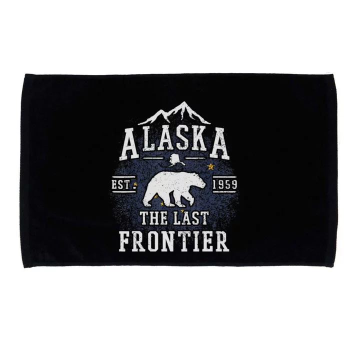 Alaska The Last Frontier Adventure Alaskan Home Gift Microfiber Hand Towel