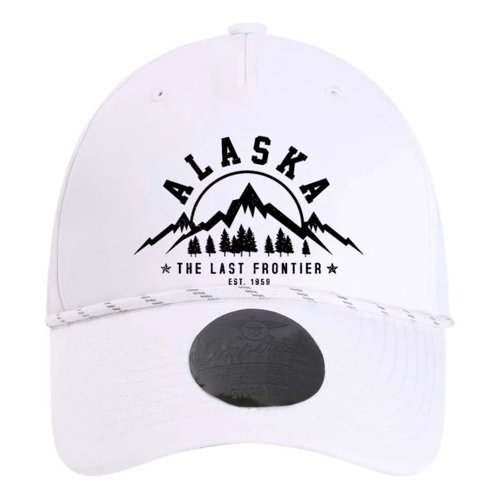 Alaska The Last Frontier Est. 1959 Mountains Nature Gift Performance The Dyno Cap