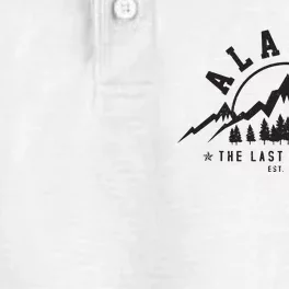 Alaska The Last Frontier Est 1959 Mountains Nature Gift Dry Zone Grid Performance Polo