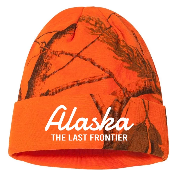 Alaska The Last Frontier Throwback Design Classic Kati - 12in Camo Beanie