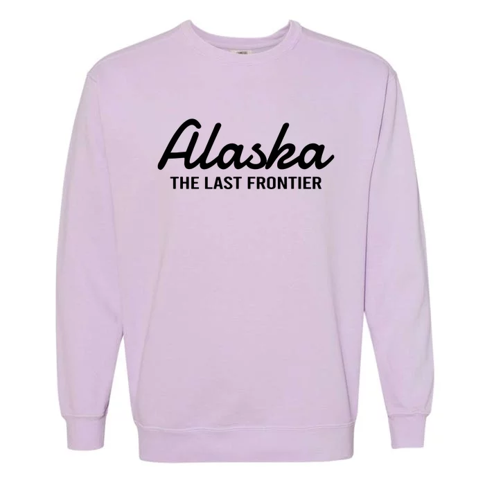 Alaska The Last Frontier Throwback Design Classic Garment-Dyed Sweatshirt