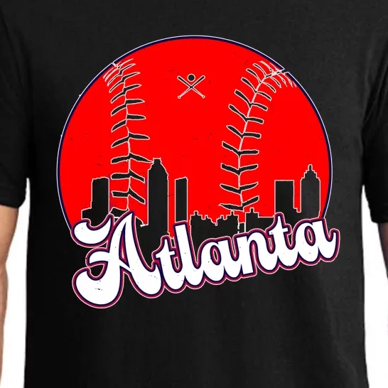 Atlanta Baseball ATL Skyline Pajama Set