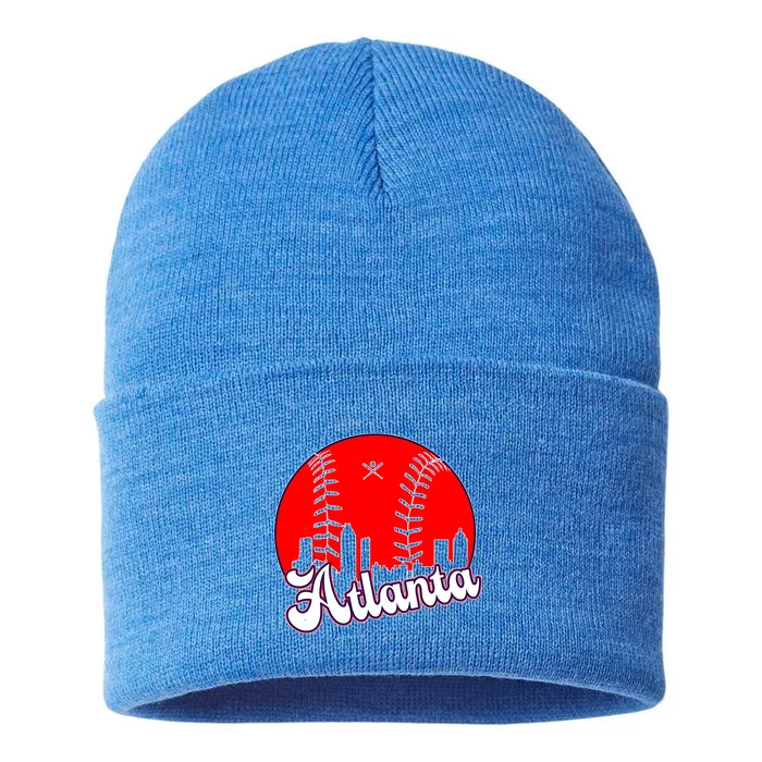 Atlanta Baseball ATL Skyline Sustainable Knit Beanie