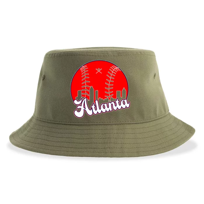 Atlanta Baseball ATL Skyline Sustainable Bucket Hat