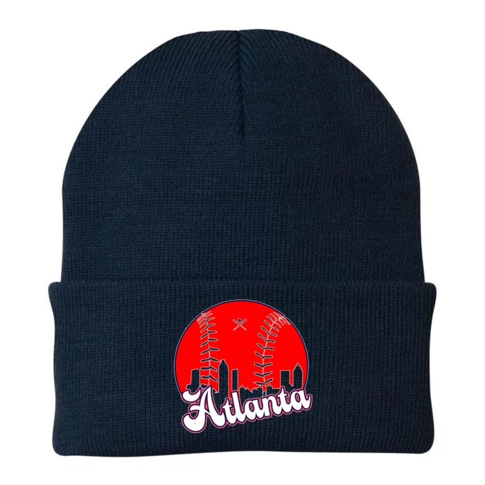 Atlanta Baseball ATL Skyline Knit Cap Winter Beanie