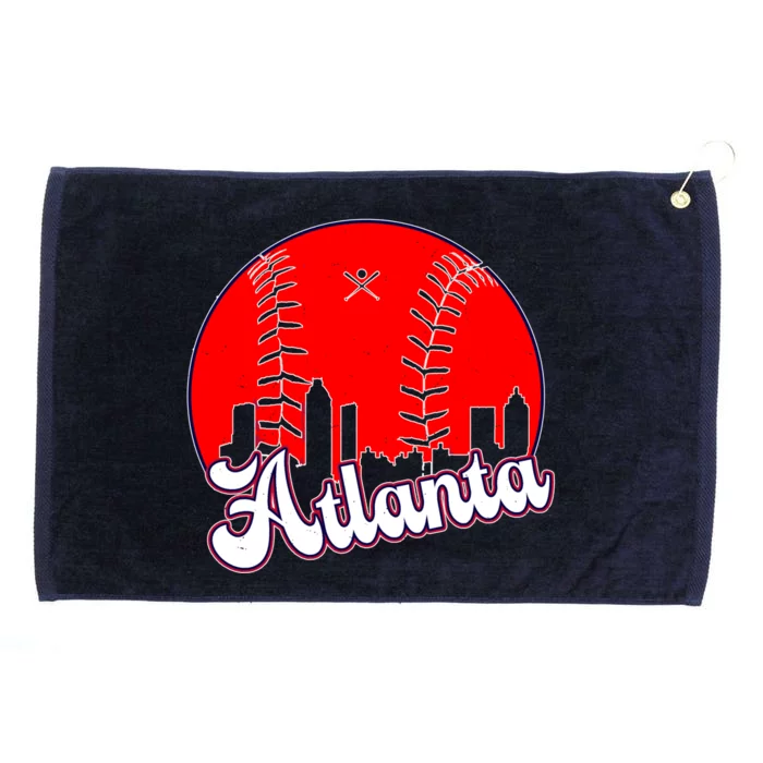 Atlanta Baseball ATL Skyline Grommeted Golf Towel