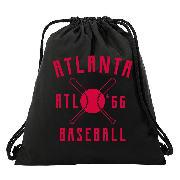 Atlanta Baseball Team Drawstring Bag