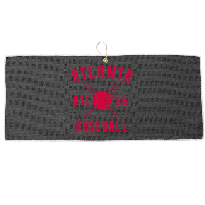 Atlanta Baseball Team Large Microfiber Waffle Golf Towel