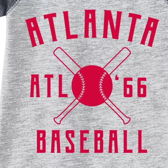 Atlanta Baseball Team Infant Baby Jersey Bodysuit