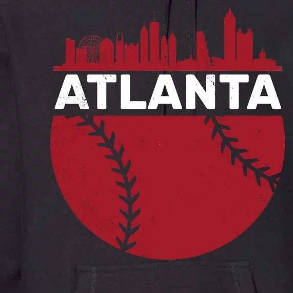 Atlanta Fan Baseball City Premium Hoodie