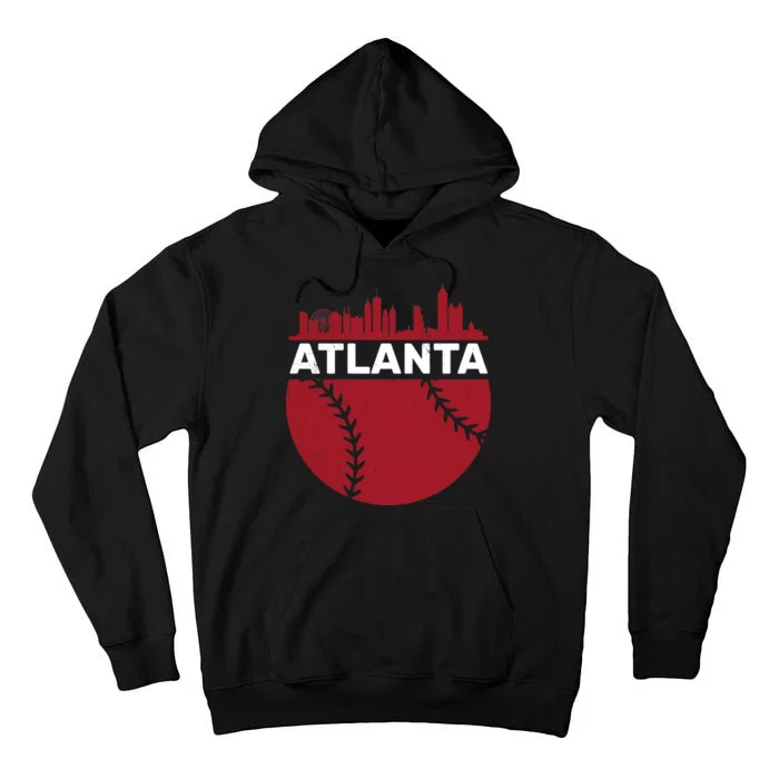 Atlanta Fan Baseball City Tall Hoodie