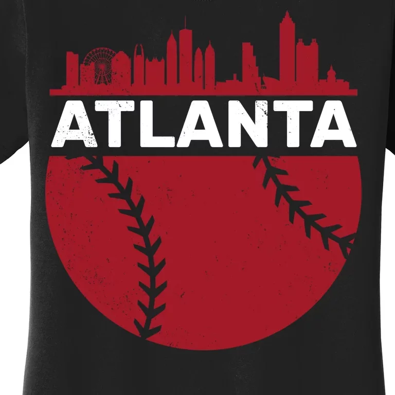 Atlanta Fan Baseball City Women's T-Shirt