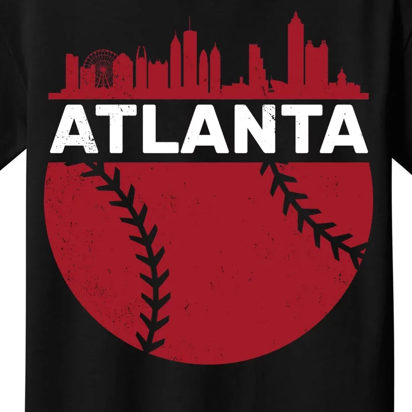 Atlanta Fan Baseball City Kids T-Shirt