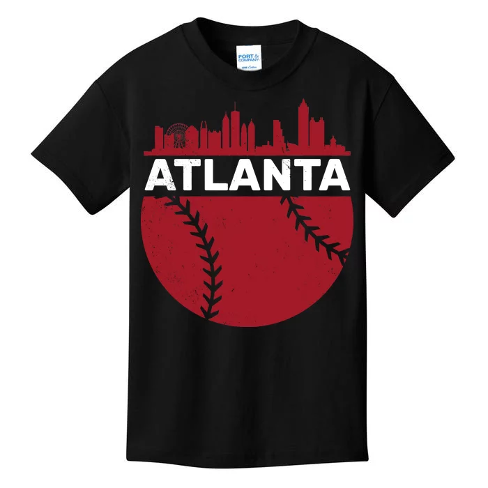 Atlanta Fan Baseball City Kids T-Shirt