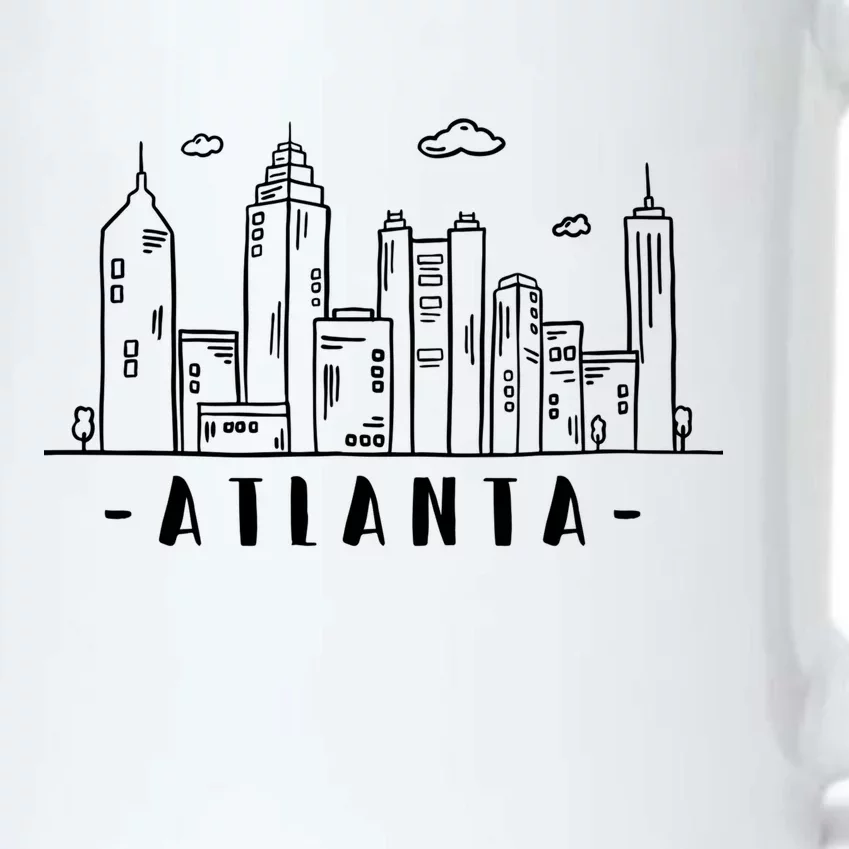 Atlanta Skyline Black Color Changing Mug