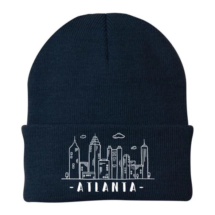 Atlanta Skyline Knit Cap Winter Beanie