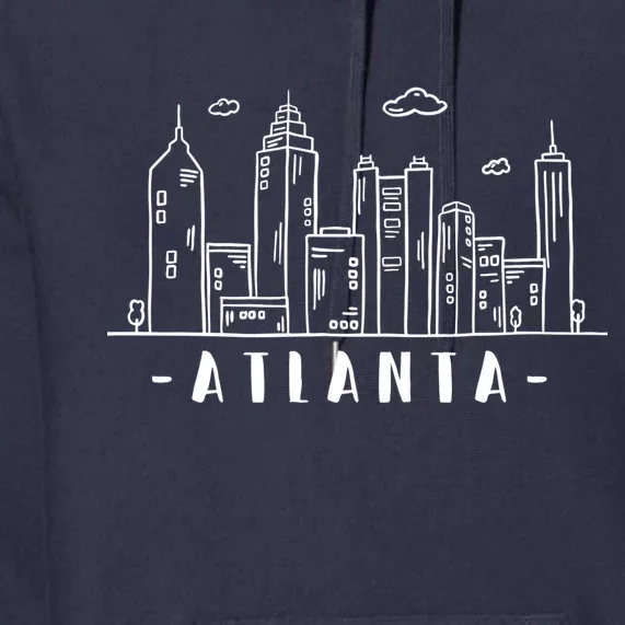 Atlanta Skyline Premium Hoodie