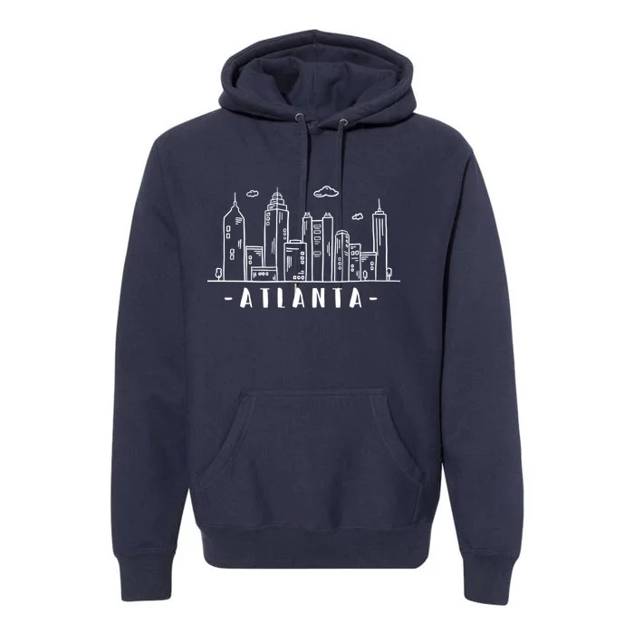 Atlanta Skyline Premium Hoodie