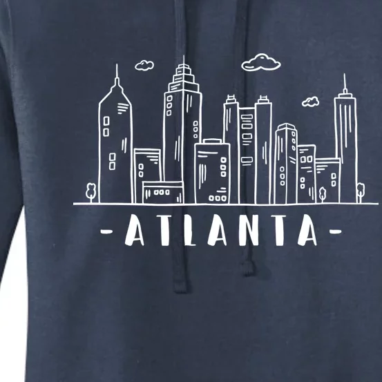 Atlanta Skyline Women's Pullover Hoodie