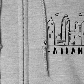 Atlanta Skyline Full Zip Hoodie