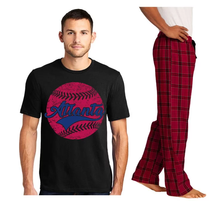 Atlanta Vintage Baseball Fan Pajama Set